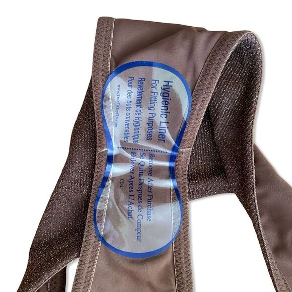 Lioness Zuma Bottom Chocolate Shimmer Bikini Bottoms swim separate Revolve M - Picture 9 of 9